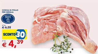 Esselunga COSCIA DI POLLO PER GRIGLIA offerta