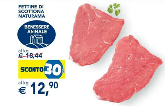 Esselunga FETTINE DI SCOTTONA NATURAMA offerta