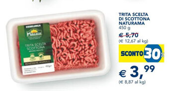 Esselunga TRITA SCELTA DI SCOTTONA NATURAMA 450 g offerta