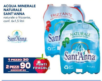 ACQUA MINERALE NATURALE SANT'ANNA conf. 6x1,5 litri