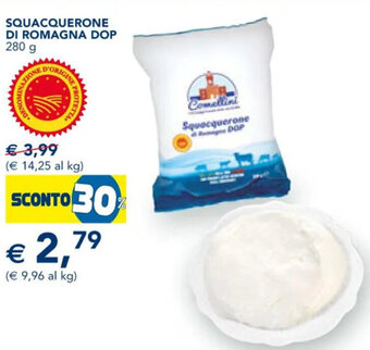 Esselunga SQUACQUERONE DI ROMAGNA DOP 280 g offerta