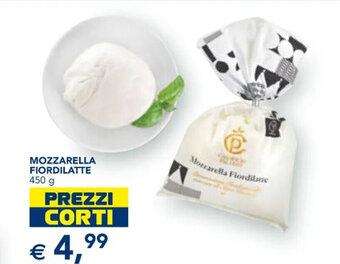 Esselunga MOZZARELLA FIORDILATTE 450 g offerta