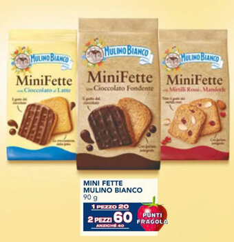 Esselunga MINI FETTE MULINO BIANCO 90 g offerta