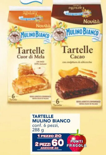 Esselunga TARTELLE MULINO BIANCO conf. 6 pezzi, 288 g offerta