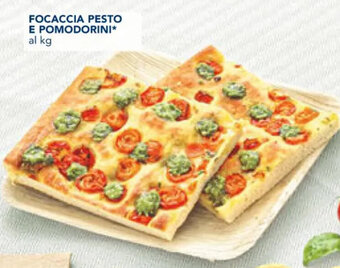 Esselunga FOCACCIA PESTO E POMODORINI offerta