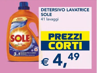 Esselunga DETERSIVO LAVATRICE SOLE 41 lavaggi offerta