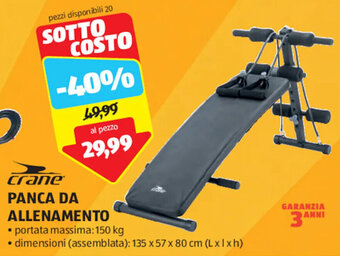 Crane PANCA DA ALLENAMENTO