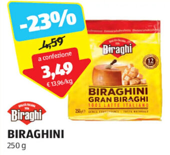 ALDI Biraghi BIRAGHINI 250 g offerta