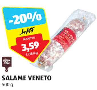 ALDI SALAME VENETO 500 g offerta