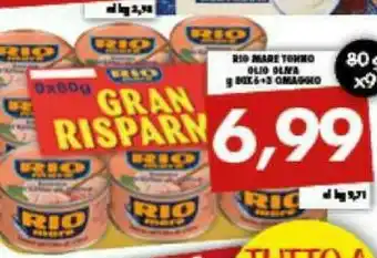 Gros Rio Mare Tonno All'Olio D'Oliva Gran Risparmio offerta