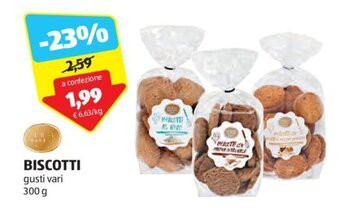 BISCOTTI gusti vari 300 g