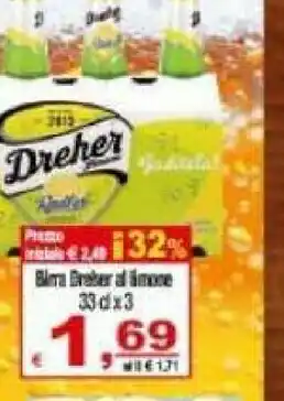 Gros Dreher - Birra Al Limone 330 G(ml) offerta