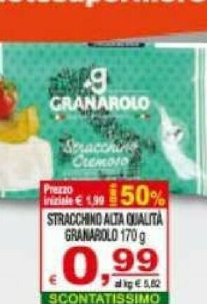Gros Granarolo Stracchino Cremoso 170 G(ml) offerta