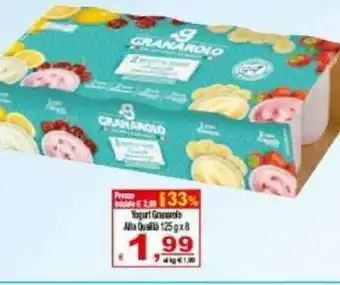 Gros Granarolo Yogurt Alta Qualita offerta