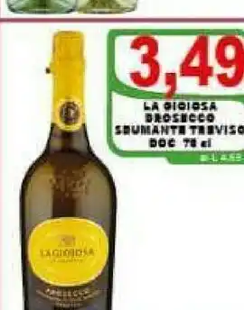 Gros La Gioiosa Prosecco Spumante Treviso DOC offerta
