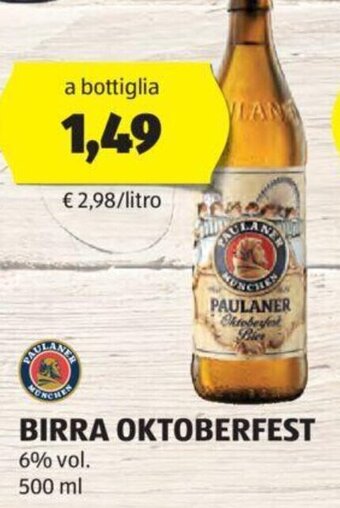 BIRRA OKTOBERFEST 6% vol. 500 ml