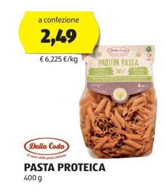 ALDI Dalla Costa PASTA PROTEICA 400 g offerta
