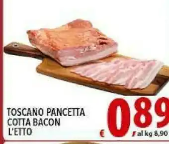 Toscano Pancetta Cotta Bacon