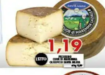 Gros Santa maria Caseificio Pecorino Cuor Di Maremma offerta
