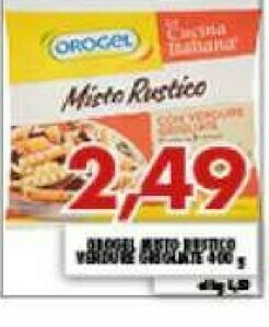 Gros Orogel Misto Rustico Con Verdure Grigliate 400 G(ml) offerta