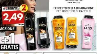 Gros Schwarzkopf Shampoo/ Balsamo Gliss offerta