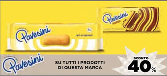 Coop Pavesini SU TUTTI I PRODOTTI DI QUESTA MARCA offerta