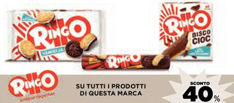 Coop RINGO SU TUTTI I PRODOTTI DI QUESTA MARCA offerta