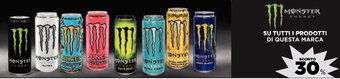 Coop MONSTER SU TUTTI I PRODOTTI DI QUESTA MARCA offerta