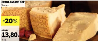 Coop GRANA PADANO DOP 16 mesi offerta