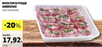 Coop INVOLTINI DI POLLO AMBROSINI offerta
