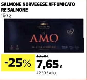 Coop SALMONE NORVEGESE AFFUMICATO RE SALMONE 180 g offerta