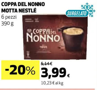 Coop COPPA DEL NONNO MOTTA NESTLÉ 6 pezzi 390 g offerta