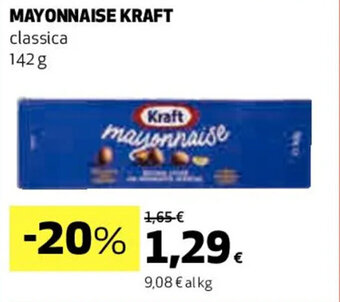 Coop MAYONNAISE KRAFT classica 142 g offerta