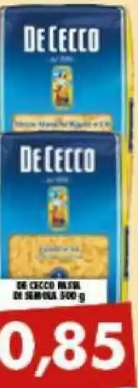 MA Supermercati De Cecco Semola Di Grano Duro Casareccia 588 500 G(ml) offerta