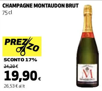 CHAMPAGNE MONTAUDON BRUT 75 cl