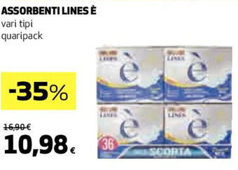 Coop ASSORBENTI LINES È offerta