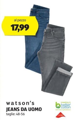 ALDI watson's JEANS DA UOMO offerta