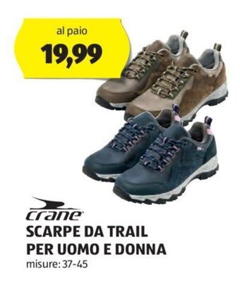 ALDI crane SCARPE DA TRAIL PER UOMO E DONNA offerta