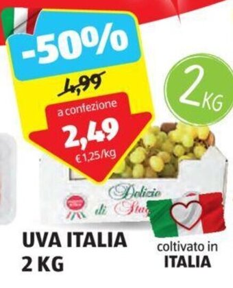 ALDI UVA ITALIA 2 KG offerta