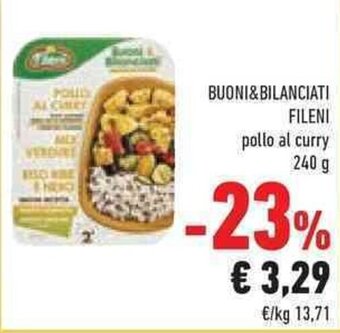 Conad BUONI&BILANCIATI FILENI 240 g offerta