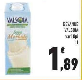Conad BEVANDE VALSOIA vari tipi 1 l offerta