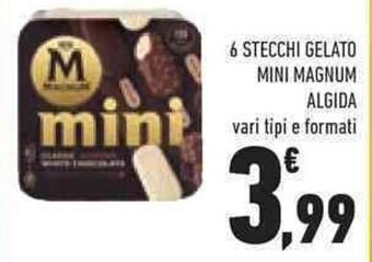 Conad 6 STECCHI GELATO MINI MAGNUM ALGIDA offerta
