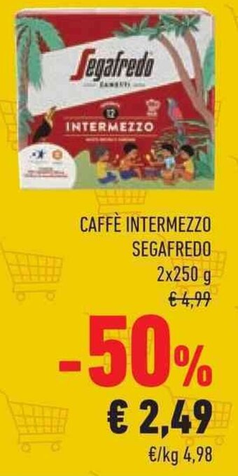 Conad CAFFE INTERMEZZO SEGAFREDO 2x250 g offerta