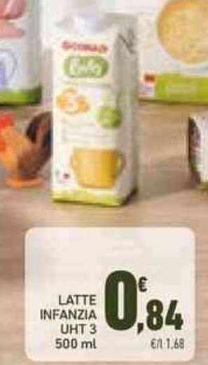 Conad LATTE INFANZIA UHT 3 500 ml offerta