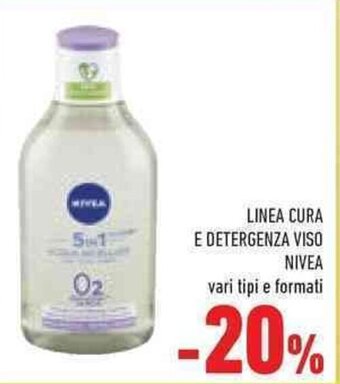 Conad LINEA CURA E DETERGENZA VISO NIVEA offerta
