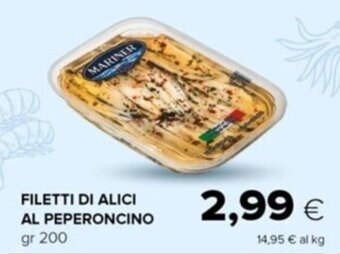 Tigre FILETTI DI ALICI AL PEPERONCINO gr 200 offerta