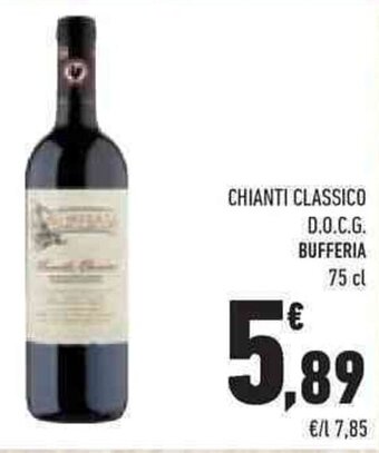 Conad CHIANTI CLASSICO D.O.C.G. BUFFERIA 75 cl offerta
