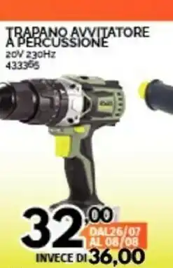 Orizzonte Trapano Avvitatore A Percussione 20 V 230 Hz 433365 offerta