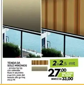 Orizzonte Tenda Da Sole Mikonos offerta
