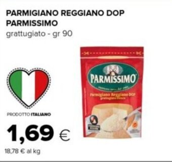 Tigre PARMIGIANO REGGIANO DOP PARMISSIMO grattugiato - gr 90 offerta